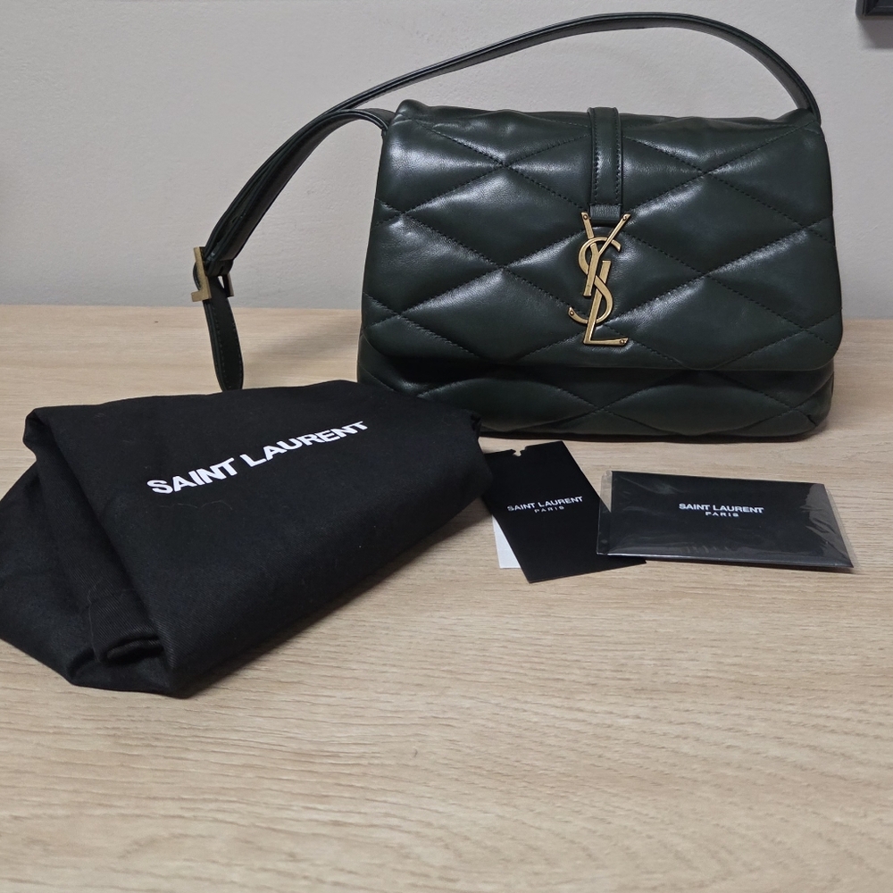 YSL Le 57 Matelassé Vert Font